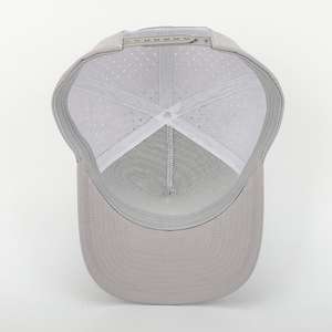 Vietnam quantité minimale de commande bas casquette de camionneur personnalisé Oem personnalisé 5 panneau Patch Logo casquette de baseball trou découpé au laser étanche sport golf chapeau - Product Image 3