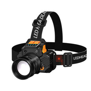 Lampe frontale LED rotative T6 avec zoom, 2000 mH, rechargeable, luminosité réglable, pour la pêche nocturne en extérieur, avec charge USB - Product Image 2