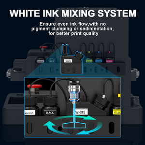 Tốt nhất A4 Mini UV máy in phun UV phẳng máy in cho Bút bi kim loại thủy tinh da điện thoại Bìa in ấn UV máy in với phần mềm - Product Image 5