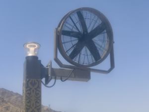 מחיר המפעל 1 מ 'רסס קיר טבעת ערפול מערכת עם הגנה 21000 מנוע ip66 m/h אוויר אוהדים - Product Image 3