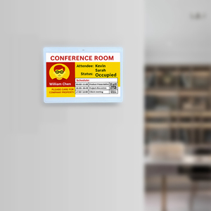 Etiqueta Inteligente Inalámbrica con Bluetooth y Wifi, Pantalla Digital de Tinta Electrónica para Interiores, en Varios Tamaños, Letrero de Pantalla Electrónica Grande para Sala de Reuniones - Product Image 1