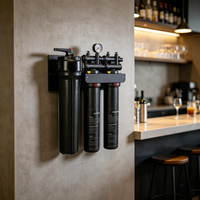 Système de filtration d'eau commercial IDIY avec fonction d'auto-nettoyage pour usage domestique et extérieur, pour la préparation du café et du thé