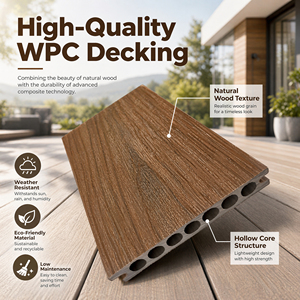 Luxury Modern Square WPC Anti-Slip Waterproof Anti-UV Outdoor Garden Patio Terrace <strong>Floor</strong> - Product Image 2