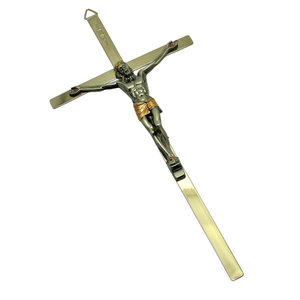 Haute réputation Immanuel Crucifix jésus suspendu décoration murale religieux inspirant chrétien produit fabriqué à la main INRI - Product Image 2