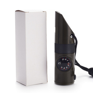 Còi cứu sinh đa năng ngoài trời HF YZ-029 7 trong 1 bằng nhựa, một âm, dùng cho đi bộ đường dài - Product Image 5