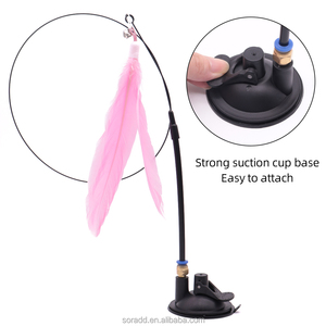 Jouet interactif amusant pour chat avec plume et cloche, bâton de stimulation pour chaton, jouet de stimulation pour chat, fournitures pour chat, nouveauté 2025 - Product Image 5