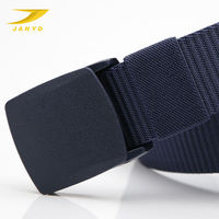 Ceinture en cuir véritable imprimée personnalisée de marque haut de gamme, ceinture en nylon polyvalente pour homme, boucle en plastique, ceinture réglable