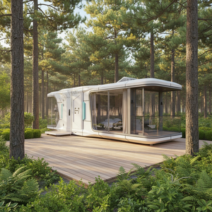 Luxuriöses <span class=keywords><strong>2</strong></span>-<span class=keywords><strong>3</strong></span> Schlafzimmer und Wohnzimmer Modernes Vorgefertigtes Smart Tiny Space Capsule Mobiles Modulares Containerhaus mit Küche - Product Image 5