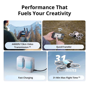 ชุดโดรน DJI Stabilized Imaging Flip RC 2 Creator พร้อมจอควบคุมขนาด 5.5 นิ้ว ความละเอียด 1080p และชุดกล้อง 4K - Product Image 3