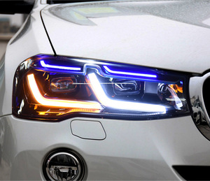 Conjunto de Faros LED para X3 F25 X4 F26 2010-2016, Nuevos, 65W, 12V, Bombilla Blanca, Temperatura de Color 6000K, Repuestos para Auto, Faros LED X3 F25 - Product Image 2