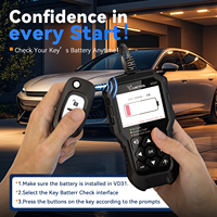 Lector de Códigos OBD2 para Automóviles VDIAGTOOL VD31, Precio de Fábrica, OEM/ODM, Herramienta de Diagnóstico de Códigos de Error Automotrices con Prueba de Batería y Llave
