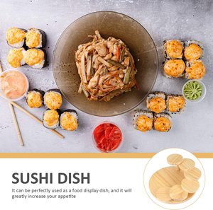 ถาดไม้<span class=keywords><strong>ซูชิ</strong></span>สำหรับเสิร์ฟ,<span class=keywords><strong>จาน</strong></span>ซูชิสำหรับร้านอาหารจานเนื้อบันได<span class=keywords><strong>หมุน</strong></span>ได้อย่างสร้างสรรค์ - Product Image 6