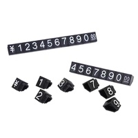 Cube de prix transparent en PP en gros avec logo personnalisé pour surface chromée, facile à assembler, présentoir de bureau, emballé en carton