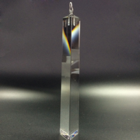 Prisme triangulaire en cristal K9 de qualité supérieure pour lustre, vente en gros, autres articles en cristal, artisanat en cristal K9, prisme triangulaire en cristal K9