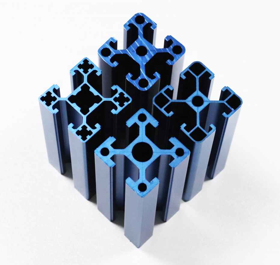 Perfiles de aluminio compatibles con BOSCH, 40 grupos, 4040, 4080, 40120, 40160, 80200 t, extrusión de aluminio con ranura