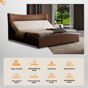 Oem điều khiển từ xa có thể điều chỉnh sang trọng thông minh Vua kích thước giường đôi với bộ nhớ bọt nén nệm - Product Image 3