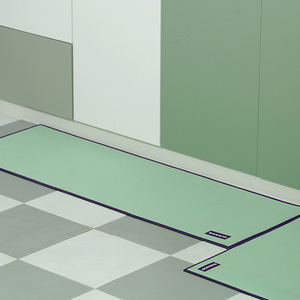 Alfombra de Baño BANACO Mellow, 40x120cm, Verde, Poliéster, Antideslizante - Product Image 1