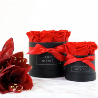 Bouquets de fleurs Emballage Rose Boîte à Chapeau