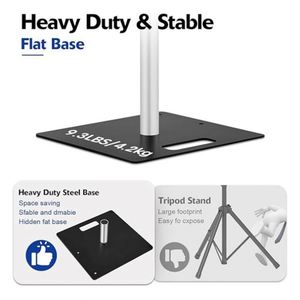 Kit de Soporte de Fondo Ajustable de 10 pies x 10 pies con Barra Transversal Doble y Montaje Rápido para Impresión Digital (Sin Cortina) - Product Image 3