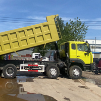 Promotion : Camion benne HOWO NX 8X4 d'occasion pour l'Afrique, 28 m³, 12 pneus, remis à neuf, robuste, pour l'exploitation minière et la construction