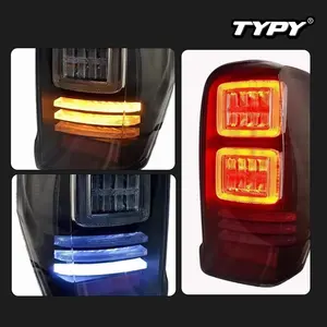 ชุดไฟท้าย LED TYPY สำหรับมิตซูบิชิ ไทรทัน ปี 2019-2023 พร้อมไฟ DRL และไฟเลี้ยวแบบไดนามิก เลนส์รมดำ/สีชา 12V รับประกัน 1 ปี - Product Image 3