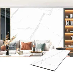 Style moderne WPC 2440*1220mm Rock Plate Matt Series Jazz Panneau mural blanc Panneau mural intérieur pour la décoration intérieure