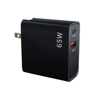 Vente chaude aux États-Unis Nouveau arrivé 65w chargeur mural double port Usb-c adaptateur de voyage Pd Qc3.0 chargeur rapide pour Phone16