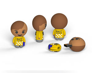 Clé <span class=keywords><strong>usb</strong></span> personnalisée en caoutchouc ducky clé <span class=keywords><strong>usb</strong></span> porte-clés pouce disque u 4 go 8 go 64 go 128 go clé <span class=keywords><strong>usb</strong></span> - Product Image 3