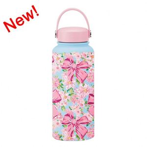 New Large Capacity Stainless Steel Kettle Outdoor Sports Printed Water Cup <b>Portable</b> <b>Vacuum</b> Cup - Product Image 2