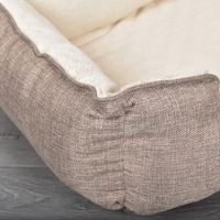 CHUUYU Lit pour animaux de compagnie universel confortable, moderne et écologique pour l'hiver, pour chats et chiens, avec design en forme de grotte et matériaux multiples