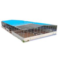 Caseta prefabricada de buena calidad, caseta de vaca lechera, estructura de acero prefabricada