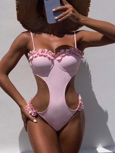 Traje de Baño Bikini Sexy de Una Pieza con Aberturas, Listo para Enviar en 2026 - Product Image 2