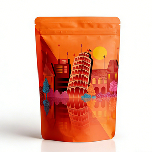 Custom Logo Low MOQ Digital Print Biodegradable mm Sachets Aluminum Foil Zip Lock Self Heat Seal Stand Food Smell Proof Pouch - Product Image 4