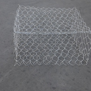 Anti-Corrosion Premium Maintenance Long-term 2x1x1M Hot Dipped Galvanized <strong>Gabion</strong> Box Chain Link <strong>Mesh</strong> Silver Bending Flood - Product Image 1
