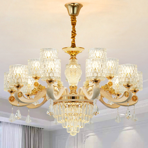 Lustre en alliage <span class=keywords><strong>de</strong></span> Zinc, lustre en <span class=keywords><strong>cristal</strong></span> <span class=keywords><strong>de</strong></span> luxe pour salon, <span class=keywords><strong>salle</strong></span> à manger, hôtel, réception <span class=keywords><strong>de</strong></span> mariage, décoration - Product Image 5