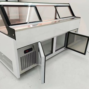 Approvisionnement d'usine Commercial Delicatessen Affichage Réfrigéré Deli Refroidisseur Vitrine Cabinet Refroidisseur Réfrigérateur Réfrigérateur - Product Image 3