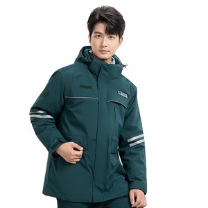 Combinaison <span class=keywords><strong>de</strong></span> <span class=keywords><strong>travail</strong></span> antistatique d'hiver, veste thermique en coton pour hommes, résistante à l'usure et aux taches, uniforme <span class=keywords><strong>de</strong></span> sécurité pour les ateliers d'usines électriques - Product Image 1