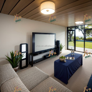 Çift katmanlı cam perde duvar çelik Barndominium evi ahşap garaj Carport otel villa monte konteyner için döken - Product Image 5