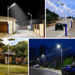 Farola Solar LED Todo en Uno con Controlador PMW, Impermeable, de Aluminio, para Jardín y Carretera - Product Image 6