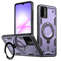 Coque antichoc blindée avec support magnétique rotatif à 360° pour véhicules, compatible Samsung A08 A07 A06 4G 5G – Vente en gros