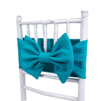 Ceintures prêtes à l'emploi de chaise de décoration de noeud papillon pour la partie de banquets de mariage