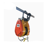 Nouveau treuil électrique à câble métallique sans fil avec télécommande, capacité 160-500 kg, certifié ISO CE, en alliage d'aluminium léger, pour hôtels