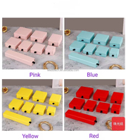 Boîtes cadeaux en papier kraft rigides avec couvercle et base gaufrés, emballage de haute qualité, vente en gros