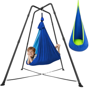 Chaise suspendue pour enfants de 3 ans, en plastique, équipement de terrain de jeu intérieur, toboggan pour bébé, pour utilisation en parc d'attractions commercial, 100-500 kg - Product Image 1