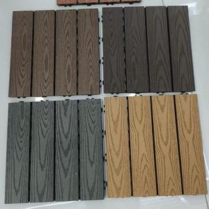 Impermeabile ad incastro in legno pavimento piastrelle per Patio giardino sul tetto facile installazione terrazza <span class=keywords><strong>Decking</strong></span> per uso esterno - Product Image 6