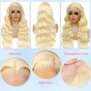Pelucas brasileñas Remy al por mayor con encaje frontal, rubias 613, lisas como hueso, HD, pre-arrancadas, con cabello de bebé, pequeñas, sin pegamento, para mujer negra - Product Image 6