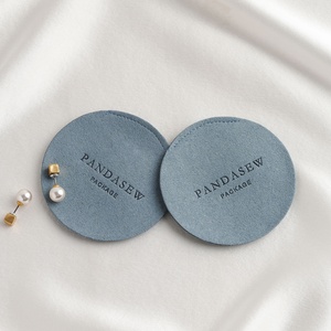 PandaSew Suede Microfiber Jewelry Packaging Bags Gift Pouch for Rings Earrings Necklace with Custom Logo - Product Image 3