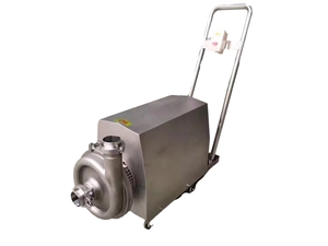 Sanitary Stainless Steel SS304 SS316L Open Impeller Milk <b>Beer</b> Transfer Centrifugal <b>Pump</b> With Discharge - Product Image 6