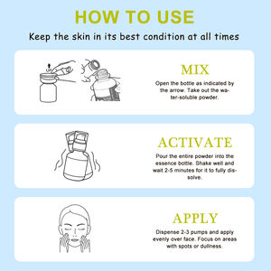 Koreaans Whitening Niacinamide Gezichts Serum met 99,9% Zuivere Essentie Poeder Ampul Verhelderende Anti-verouderings Huidverzorging Schud Voor Gebruik - Product Image 5