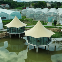 Nachhaltiges Sechseckiges Luxus-Glamping-Hotelzelt: Komplette Projektberatung und Hochwertige PVDF-Membran für Luxus-Resorts und -Parks